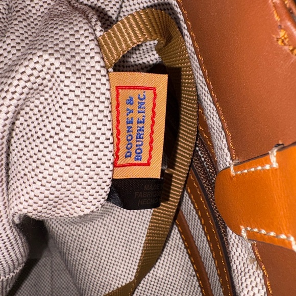 Dooney & Bourke Brown Leather City Barlow Tote Bag - Picture 5 of 8